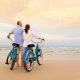 Couple Biking on the Beach