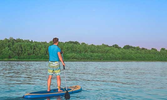 Stand Up Paddleboarding---St. George Island, FL---Resort Vacation Properties