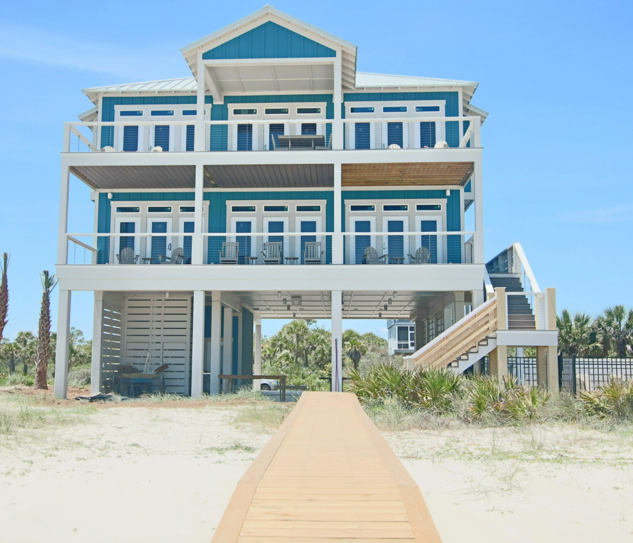House on the beach.